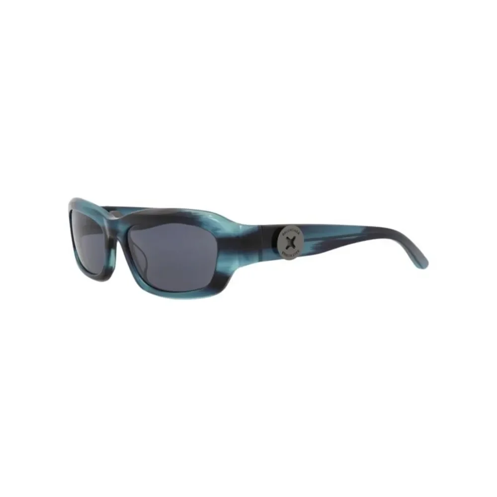 Balenciaga Square-Frame Recycled Acetate Sunglasses Blue Unisex-Adult